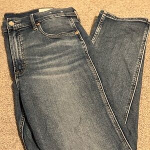 GAP Vintage Slim High Rise Women's Jeans - Dark Blue